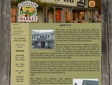 Tablet Screenshot of cotuitfreshmarket.com